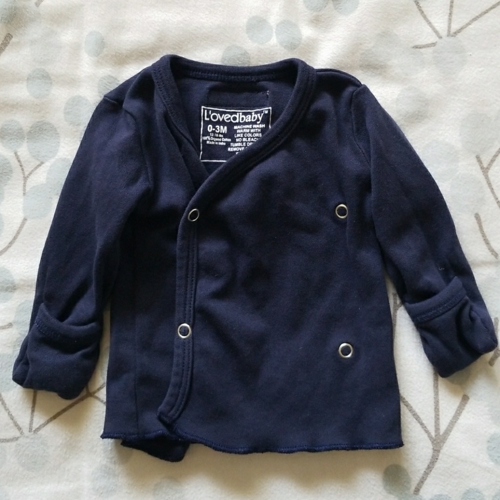 Lovedbaby Navy Kimono longsleeve